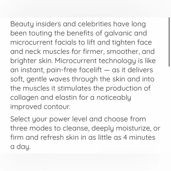 ✨ DERMALACTIVES Microcurrent Toning Face Device - Picture 5 of 5
